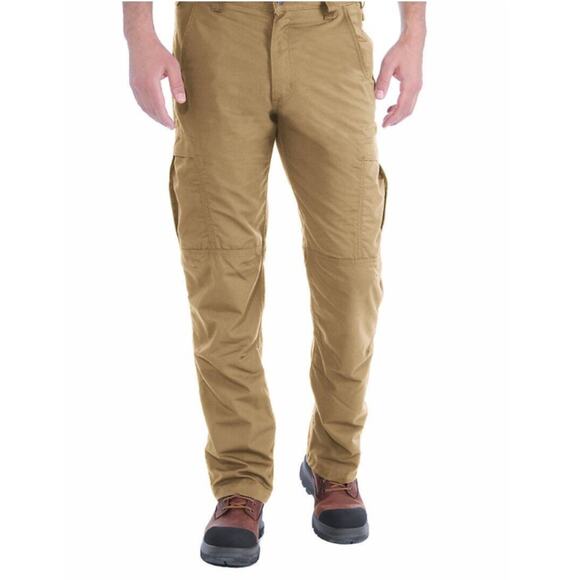 Carhartt Work In Progress Tan Cotton Cargo Pants Mens Size XL NWT